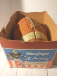 Vintage Antique Macgregor American Leather Football F614 With Original Box. Fixed Price $74.99.