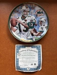 Dan Marino Bradford Exchange Collector Plate All Time Nfl Passing Leader Ltd Ed. Fixed Price $17.99.