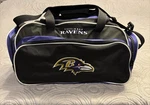 Baltimore Ravens Duffle Gym Bag Embroidered Logos With Shoulder Strap. Fixed Price $32.95.
