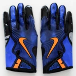Nike Vapor Jet 8.0 Football Gloves Adult Men's Large Racer Blue/black/orange. Fixed Price $44.95.