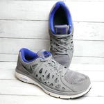Nike Dual Fusion 2 Men Size 11.5 Gray/blue Running Shoe Athletic. Fixed Price $24.20.