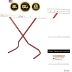 Adjustable Height Training Hurdle, Red. Fixed Price $103.42.