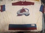 Vintage Logo 7 Colorado Avalanche. Jersey Size Large Rn 63388. Fixed Price $58.89.