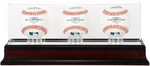 St. Louis Cardinals Mahogany 3-BASEBALL Display Case. Fixed Price $55.99.