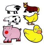 Poly Farm Animals Activity Set Spatial Awareness Spot Markers Athletic Starter. Fixed Price $69.99.