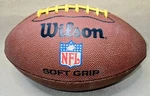 Wilson Nfl Afc Nfc Official Size Football Soft Grip Cover Brown F1645. Fixed Price $15.00.