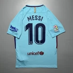 Barcelona Nike 2017/2018 Football Away Jersey #10 Messi Size 847254-484. Fixed Price $119.00.
