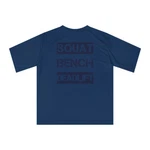 Squat, Bench, Deadlift Unisex Zone Performance T-shirt Sport Dark Navy. Fixed Price $35.99.