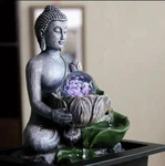 Zen Fountain Design Decoration Resin Material For Collecting Statues Home. Fixed Price $60.00.