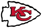 Kansas City Chiefs Logo- Die Cut Laminated Decal, Magnet,wall Fat Head Style. Fixed Price $24.99.