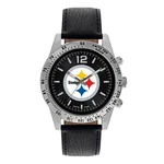 Nfl Pittsburgh Steelers Men's Watch Black Face Letterman Game Time. Fixed Price $39.99.