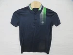 Mercedes-benz Hugo Boss Polo Shirt Mens Medium Modern Fit Blue Green Racing. Fixed Price $44.99.