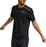 Nike Men Breathe Rise 365 Black Shirt Blk Reflective Silv AQ9919 010 - 2XL. Fixed Price $23.96.