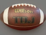 Wilson Tdj 1360 Junior (size 6) Leather Football Reconditioned/new Bladder/laces. Fixed Price $44.00.