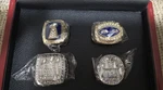 Giants Nfl Championship Memorabilia Set W Box. Fixed Price $85.00.