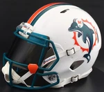 Miami Dolphins Nfl Riddell Speed Full Size Replica Throwback Football Helmet. Fixed Price $249.99.
