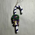 Lsu Tigers The Memory Company Candy Cane Ornament-ncaa Officially Licensed New. Fixed Price $14.99.