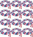 Champion Sports Plastic Segmented Jump Rope, 16 Feet Blue/red/white (12-PACK). Fixed Price $71.02.