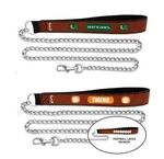 Ncaa Gamewear Dog/dogs/puppy/pet Football Leather Strap Chain Leash Lead. Fixed Price $22.88.
