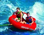 Wow Boat Hot Lips 15-1100 2-RIDER Mouth Shaped Towable Tube. Fixed Price $240.00.