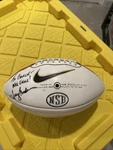 Nike Football Ncaa Full-size White Panel Autograph Terry Bowden Auburn Tigers. Fixed Price $110.00.