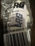 Nfl Football New Belt & Flags Upgraded White Team Eagles Branded Pop. Fixed Price $15.00.