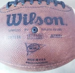 Wilson 1003 Gst Football Nfhs/ncaa Leather "saints". Fixed Price $59.00.