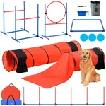 Vevor Dog Agility Training Equipment 7 Pcs Set Upgrade W/ Hurdles 2 Tunnels Ring. Fixed Price $88.90.