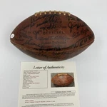 1969 Pittsburgh Steelers Team Signed Wilson Nfl Game Football Jsa Coa. Fixed Price $1499.00.