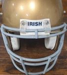 Notre Dame Fighting Irish Ncaa Gold Gray Football Helmet College Team Sports. Fixed Price $50.00.