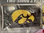 Bsi Ncaa Iowa Hawkeyes Unisex 2-SIDED Nylon Applique Flag With Grommetsn.... Fixed Price $30.32.