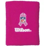 Wilson Wrist Coach With Nfl Bca LOGO-PINK-5 Inch. Fixed Price $13.99.
