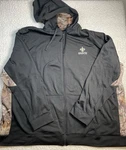 Nwt New Orleans Saints Full Zip Hoodie By Dunbrooke Realtree Men's 5XL. Fixed Price $50.00.