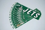 Vintage 1990 Trench New York Jets 3" X 10.75" Nfl Bumper Stickers Lot Of (b). Fixed Price $29.99.