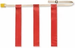 Triple Threat Flag Football Belts - Red 25" To 31". Fixed Price $15.94.