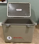 Engel 19QT Leak-proof Air Tight Hard Sided Cooler Lunchbox Tan Camping Solid. Fixed Price $69.00.