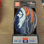 Wilson Junior Size Denver Broncos Rubber Football RBNFLJR-3. Fixed Price $14.99.