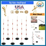 Red-white Soccer Agility Poles Set 6 Pvc Beginner Training Equipment. Fixed Price $101.83.