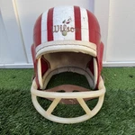 Vintage Wilson F2130 Football Helmet Red White Stripe Usa Large. Fixed Price $39.00.