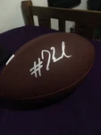 Autograph Signed Jabaal Sheard. Indianapolis Colts Nfl Wilson Football. Fixed Price $49.99.