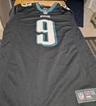 Nick Foles Philadelphia Eagles Jersey Nike Mens Large Black #9 On Field. Fixed Price $49.99.