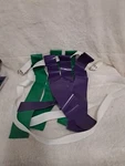 &s Worldwide Football W/ Adjustable Belts 16 Purple 17 Green Flags 48". Fixed Price $39.99.