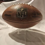 Wilson "the Duke" Nfl Game Leather Football Roger Goodell Afc/nfc Gold-pls Read. Fixed Price $39.95.