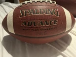 Spalding Advance Soft Tack Composite Football. Fixed Price $20.00.