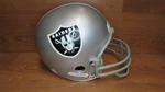 Las Vegas Raiders Oakland Nfl Riddell Full Size Football Helmet Circa 1995 Large. Fixed Price $99.99.