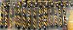 18 Forever 5.5 Pittsburgh Steeler Football Candy Cane Ornaments Nfl - Plastic. Fixed Price $49.98.