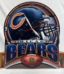 Chicago Bears Helmet Wall Clock Wincraft Frameless Borderless Nfl Quartz Usa. Fixed Price $24.73.