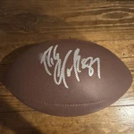 Rob Gronkowski Signed Wilson Nfl Football Gronk/player Authenticated. Fixed Price $149.99.