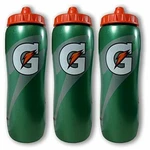 Gatorade 32 Ounce Contour Style Squeeze Water Bottle, Pack. Fixed Price $20.00.