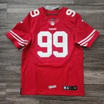 49ERS Jersey Size 44 Nike Elite San Francisco Authentic Stitched Aldon Smith #99. Fixed Price $68.00.